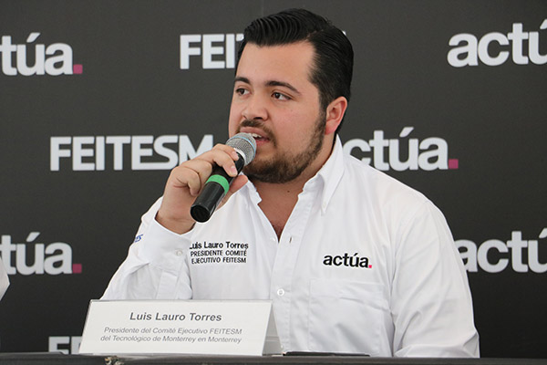 Luis Lauro Torres, presidente del Comité Ejecutivo FEITESM en Monterrey