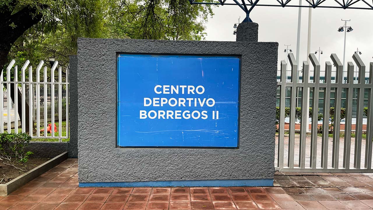 Centro Deportivo Borrego II - Letrero