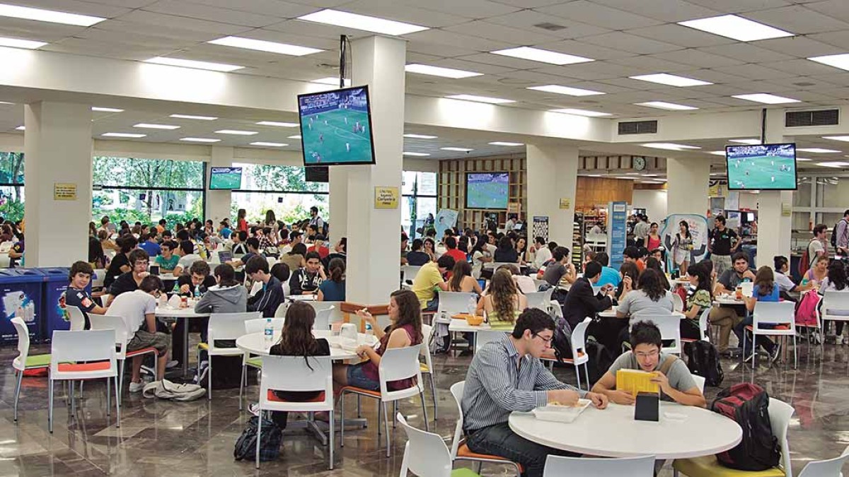 Cafeteria "Centrales" en campus Monterrey, Tec Food